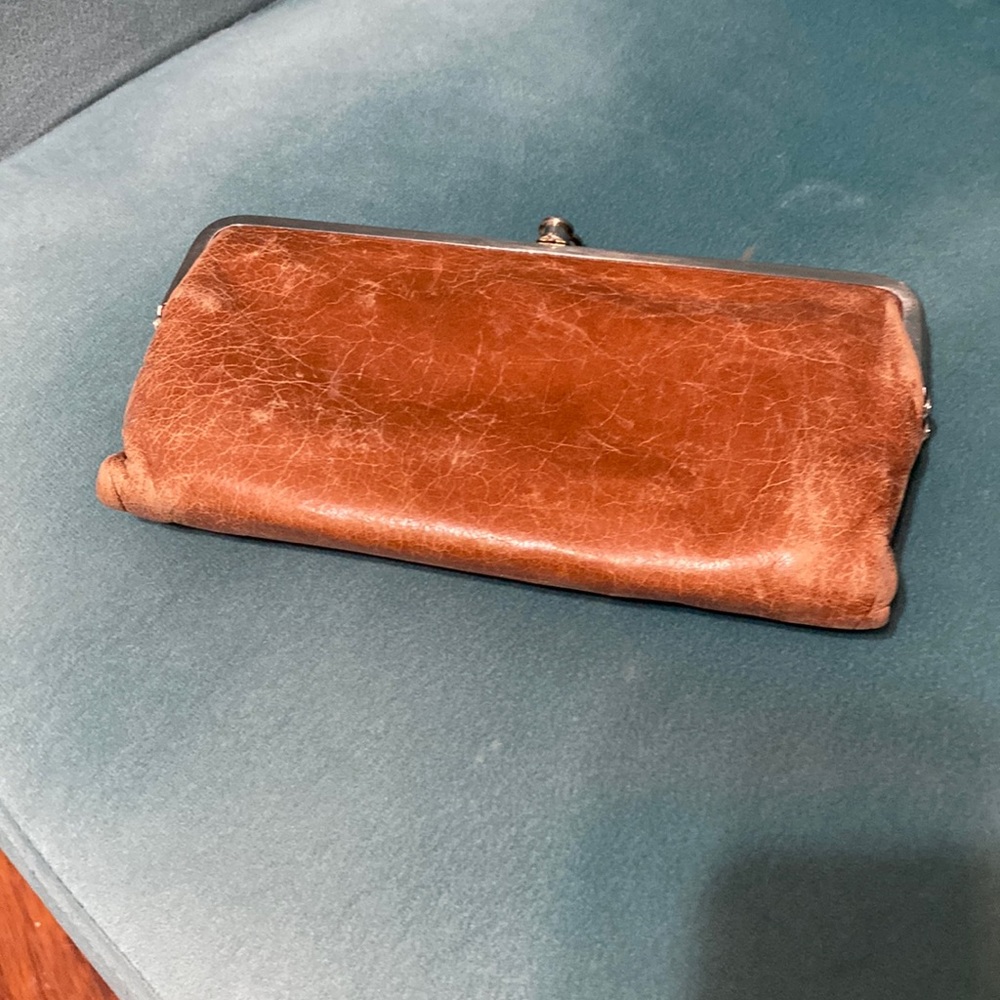 Tan HOBO Lauren wallet